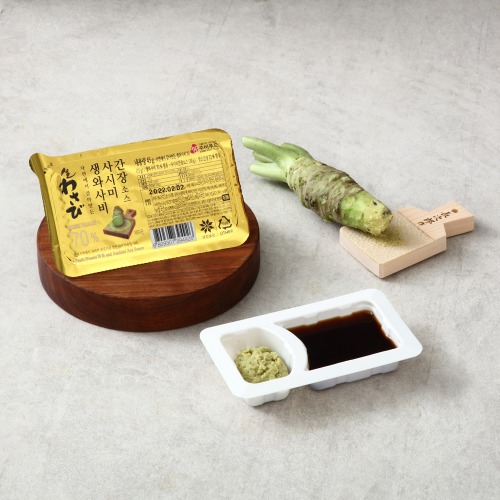 Raw wasabi (70%) and sashimi soy sauce (12EA / 24EA)